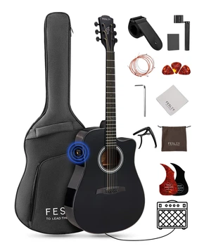 Гитара электро-акустическая Fesley FD80 BK