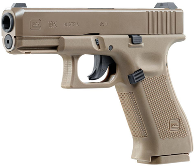 Пневматический пистолет Umarex GLOCK 19 X FDE 4.5 мм (5.8368)