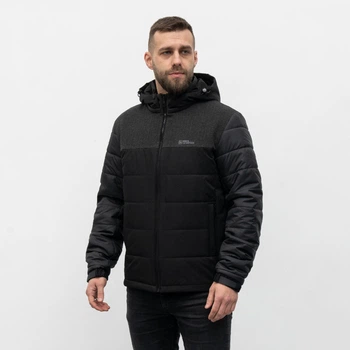 Демисезонная мужская куртка большого размера UF-fashion 109-(DVC) 66 черный