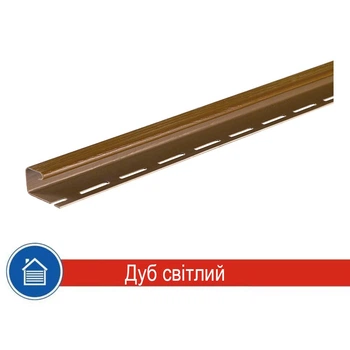 Планка для софітів J-trim ALTA-Profil Дуб світлий