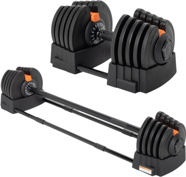 Sztanga-hantle Trexo TRX-ABD40 1-40 kg  (5904823012880)