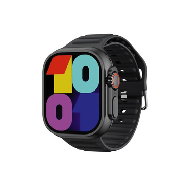 Смарт-годинник XO Ultra 9th Wireless Charging Smart Sports Talking Watch Чорний