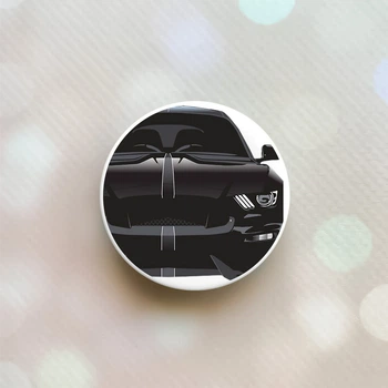 Держатель для смартфона / планшета попсокет Popsocket Белый :: Авто черное (принт 232)