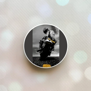 Держатель для смартфона / планшета попсокет Popsocket Белый :: Мото (принт 69)