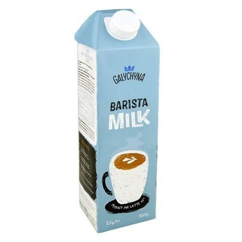 Молоко TGA 2,5 % 1000г Галичина Barista (12шт/ящ)