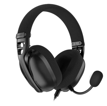 Ігрові навушники з мікрофоном HATOR ESH-10B HYPERPUNK 3 USB 7.1 Hi-Res SyncHUB Black