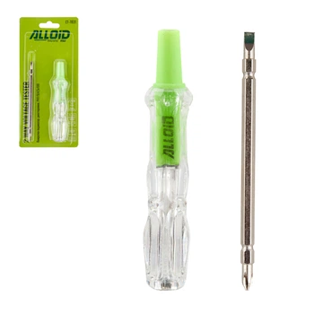 Alloid. Отвертка-индикатор двухсторонняя, крест PH1 / плоская 100х4,5