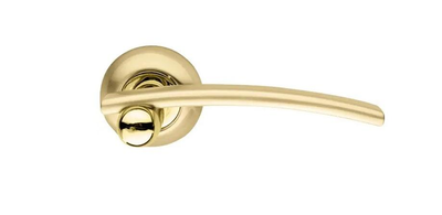 Ручка на розетці Armadillo Mercury LD22-1 SG/GP-4 кругла, золото (АМ075)