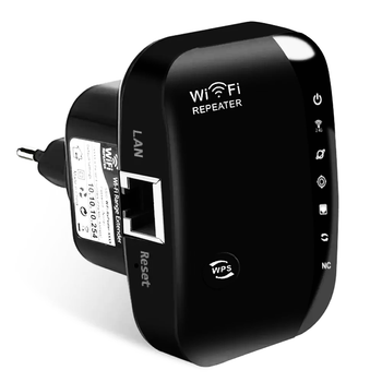 Підсилювач WiFi сигналу до 300 Мбіт/с (2,4G), в розетку / Вай фай репітер / Розширювач сигналу / Ретранслятор (L)