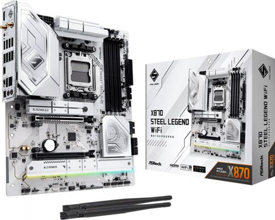 Материнская плата ASRock x870 Steel Legend WiFi Socket am5
