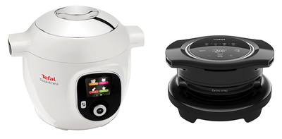 Мультипіч-скороварка TEFAL Cook4Me+ CY851130 + Насадка-мультипіч TEFAL Cook4me Extra Crisp EY150830 (комплект)