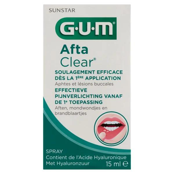 Спрей від афт та стоматиту Sunstar Gum Afta Clear 15 мл