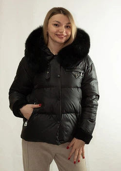 Пуховик BILLISSIMO Чорні S (73640)