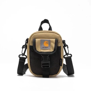 Сумка месенджер Carhartt Кархарт коричневого цвета Carh-2