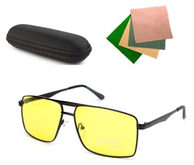 Поляризационные очки Водителя антифара Polar Eagle New Yellow Classic для вечернего вождения
