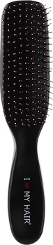 Расческа I Love My Hair Щетка для волос "Spider" глянцевая, черная 1501-M