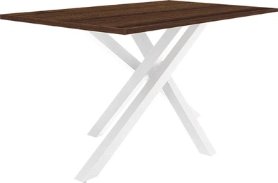 Обеденный стол Nowy Styl Lucky ordf White (25) 1390x800x750 Орех тиеполо