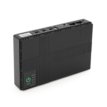 ДБЖ для роутерів/комутаторів 18 Вт Voltronic DC1018P USB-5V, DC-5V/9V/12V, POE-15/24V, 1/2A, 10400mAh Безперебійник для WI-Fi UPS для роутера
