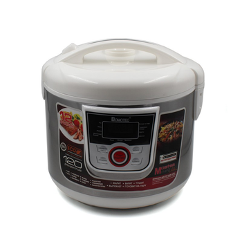 Мультиварка DOMOTEC MS-7727 White (5л. 12 прог. 1500Вт)
