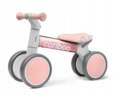 Беговел CARIBOO TEAM lekki с балансировкой алюминиевая рама Розовий