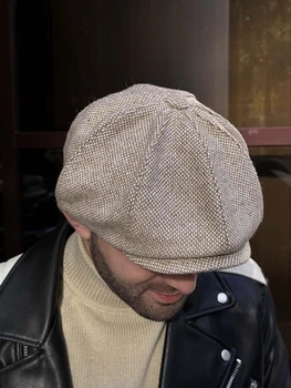 Кепка чоловіча восьмиклинка "Shelby Wool", хуліганка як у Гострих козирках. Р.50-64. Індивідуальне пошиття