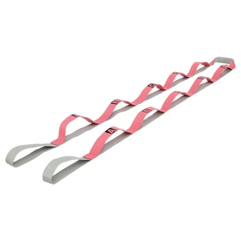 Лента стропа с петлями для растяжки Stretch Strap Record FI-1723 Малиновый