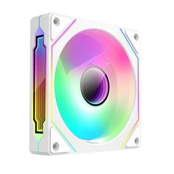 Корпусный вентилятор для ПК с ARGB подсветкой Prism Pro | 120мм 4pin Белый