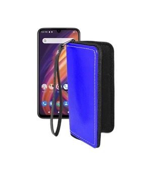 Чохол-гаманець з екошкіри для телефону Lenovo A6 Note Синій
