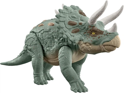 Динозавр Трицератопс Мир Юрского Периода Jurassic World Gigantic Trackers Triceratops Dinosaur Mattel (HTK79)