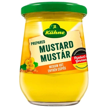 Горчица Kühne Medium Hot Mustard средне острая 255 г