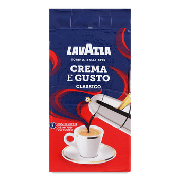 Кофе молотый Lavazza Crema e Gusto Classico 250 г