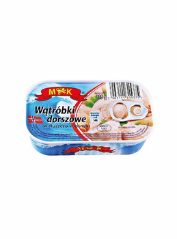 Печінка тріски M&K у власному соці 115 г