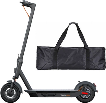 Набір Електросамокат Yadea KS5 Pro Black (NTW-KS5Pro BLACK/BLACK) + Сумка для електросамоката Xiamen для перенесення та зберігання (PH050571) Black