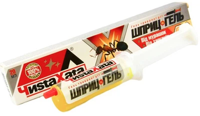 Шприц-гель Чиста хата тараканы-муравьи 25мл