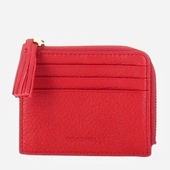 Etui na karty damskie skórzane Coccinelle E2MU0128901-R63 Czerwone (800070282368)