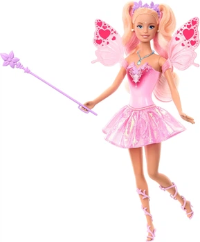 Лялька Барбі Фантастична фея з крильцями Barbie Fantasy Fairy Color-Change Wings (JCP76) (JCP76)