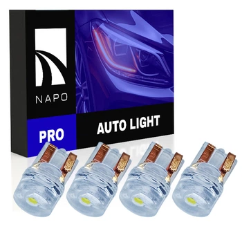 Комплект светодиодных ламп NAPO PRO T10-F2 W5W T10 цвет свечения белый 4 шт