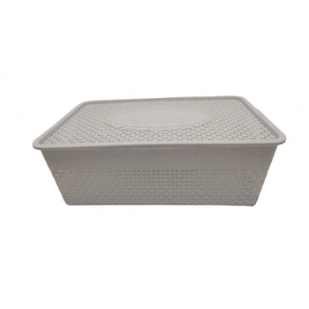Корзина з ручками для зберігання промов Elif Plastik KTM-12-02 34х23х11 см