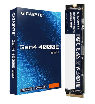SSD-накопичувач Gigabyte Gen4 4000E 2280 PCIe 4.0x4 NVMe 1.4 500GB (G440E500G)