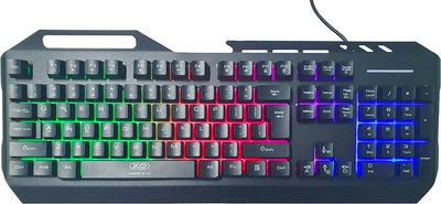 Клавіатура дротова XO KB-01 RGB USB Black (920-010740)