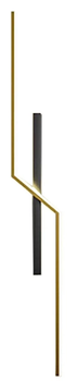 Бра Berger 1038-WL-17 Black & Gold LED 17 Вт 3000K 100см