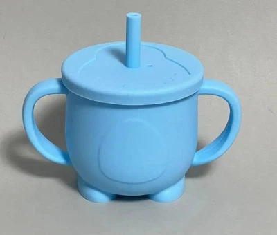 Поїльник силіконовий Блакитний