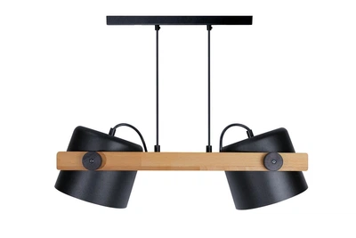 Потолочный светильник KONVALIA RL 160 E27 WOOD черный LIGHT SET