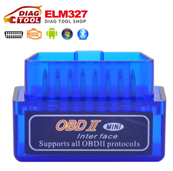 Автомобильный сканер адаптер для диагностики авто OBD2 ELM327 Bluetooth mini v2.1 две платы