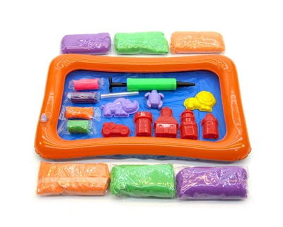 Набор для творчества Danko Toys Кинетический песок 1200г песочница формочки KS-02-02U