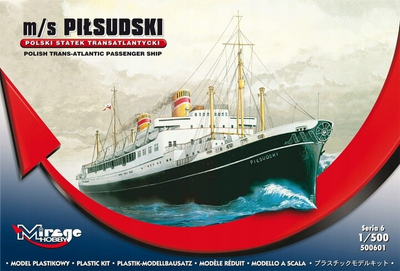 Набір для моделювання Mirage m/s Piłsudski 1:500 (5901461500410)