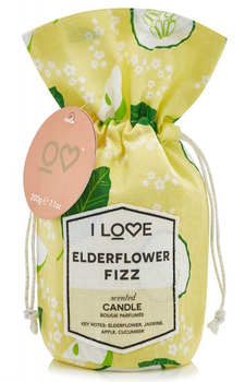 Świeca zapachowa I Love Elderflower Fizz Raspberry 160 g (5060351545983)