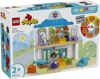 子牛の医学と子牛の科学 セット Конструктор LEGO DUPLO Впервые: визит к врачу 65 деталей (10449