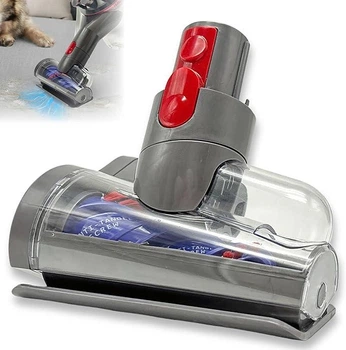 Мини моторизованная щетка-насадка 30 Вт Совместимая с пылесосом Dyson V7 V8 V10 V11 V15 удаления шерсти домашних животных, с ковровых покрытий лестниц, диванных подушек, обивки и автомобильных ковров