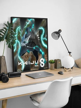 Постер аніме Кайдзю №8 у рамці / Плакат Kaiju №8 у рамці